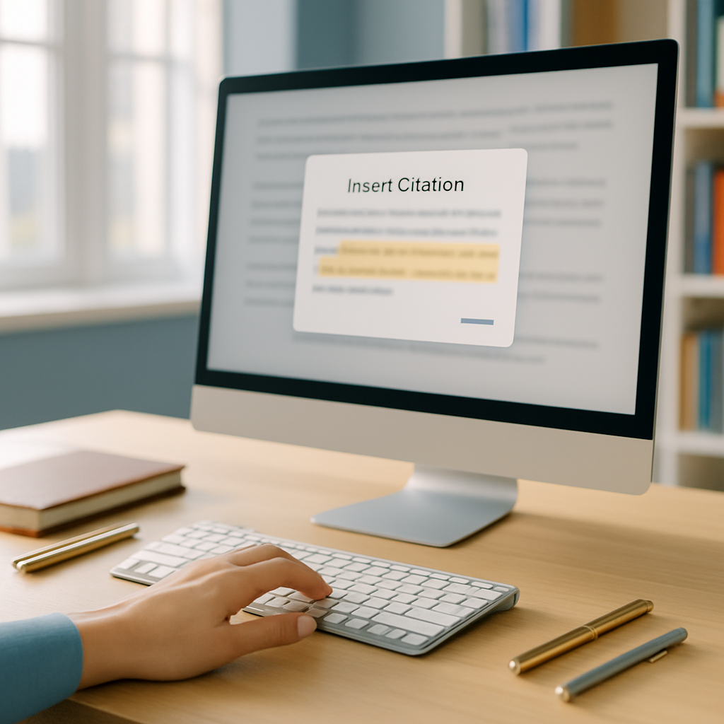 Word : insérer références automatiques (citations)